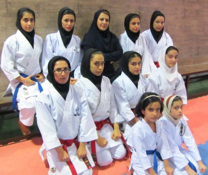 کاراته بانوان شهرستان بندر ماهشهر